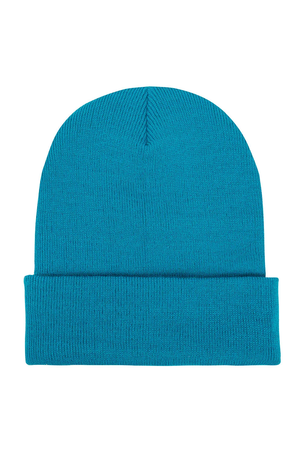 Turquoise Beanie Hat - A Little Bit Racey