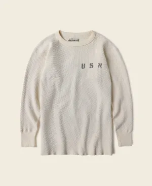 US Naval Raschel Knitting Waffle Thermal Shirt