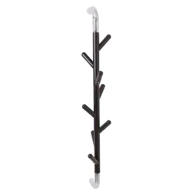 V-Part Coat Rack with 8 Hooks Linair Black