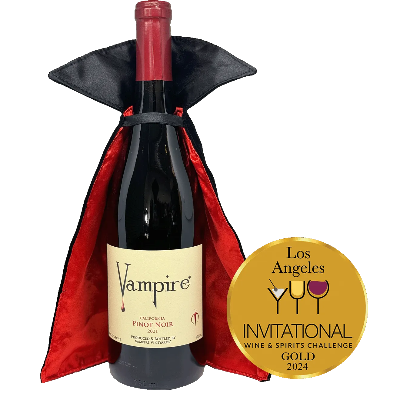 VAMPIRE® PINOT NOIR WITH VAMPIRE WINE CAPE