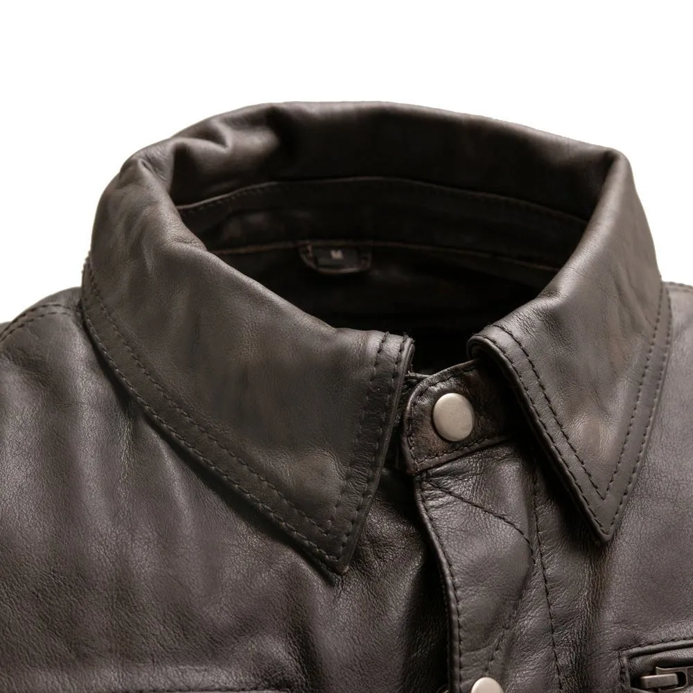 Villain Men's Motorcycle Leather Jacket