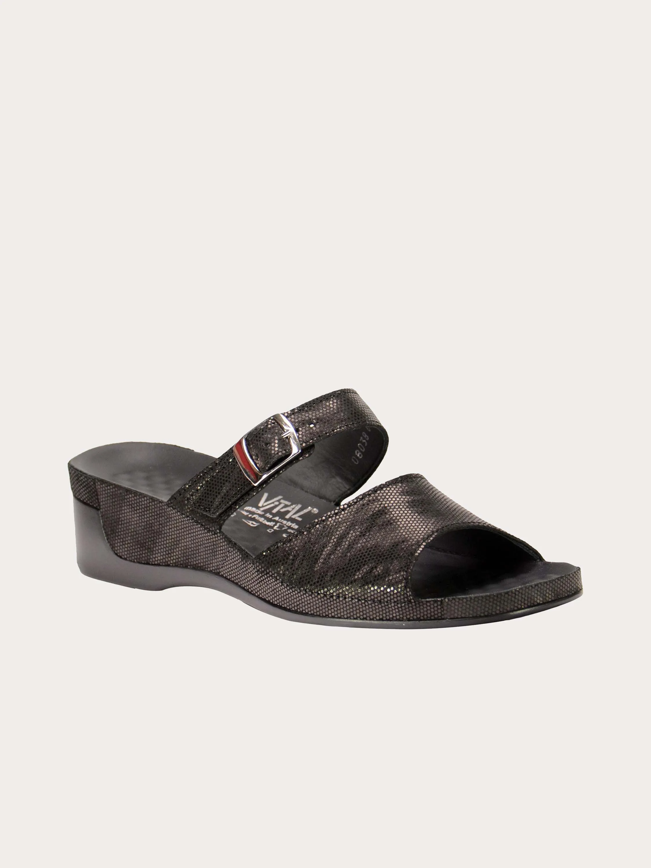 Vital Women's Cammo Slider Leather Sandals