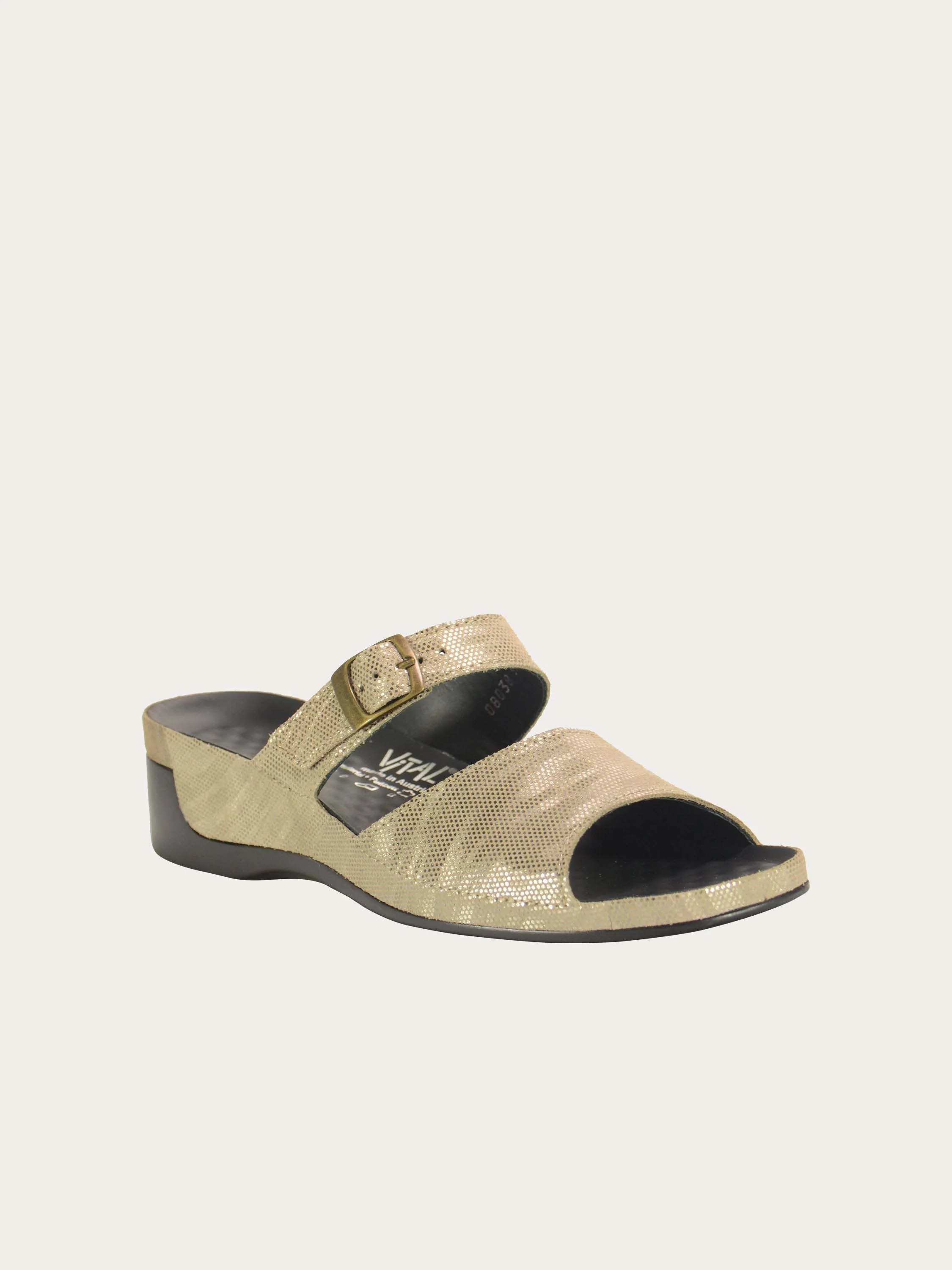 Vital Women's Cammo Slider Leather Sandals