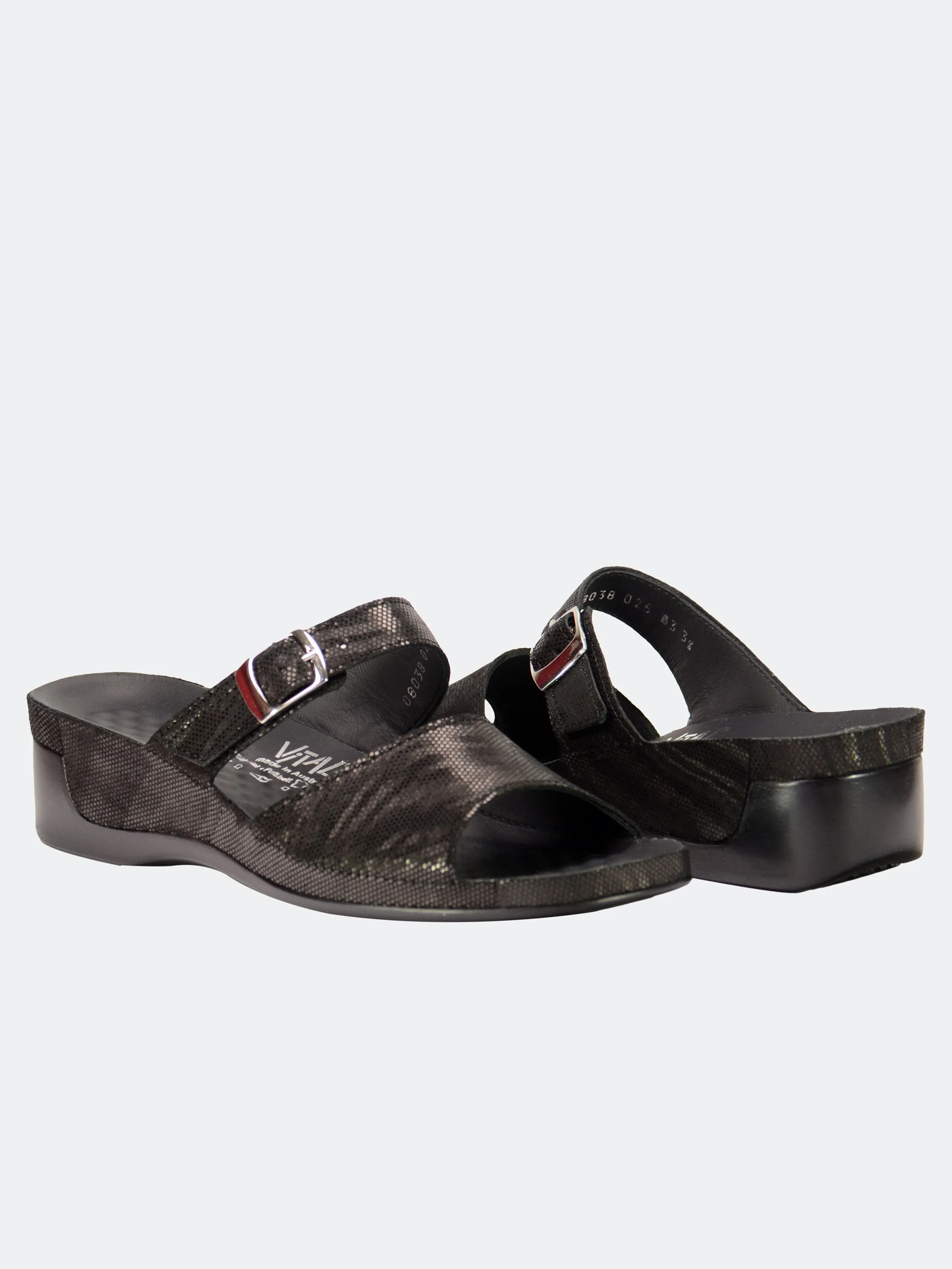 Vital Women's Cammo Slider Leather Sandals