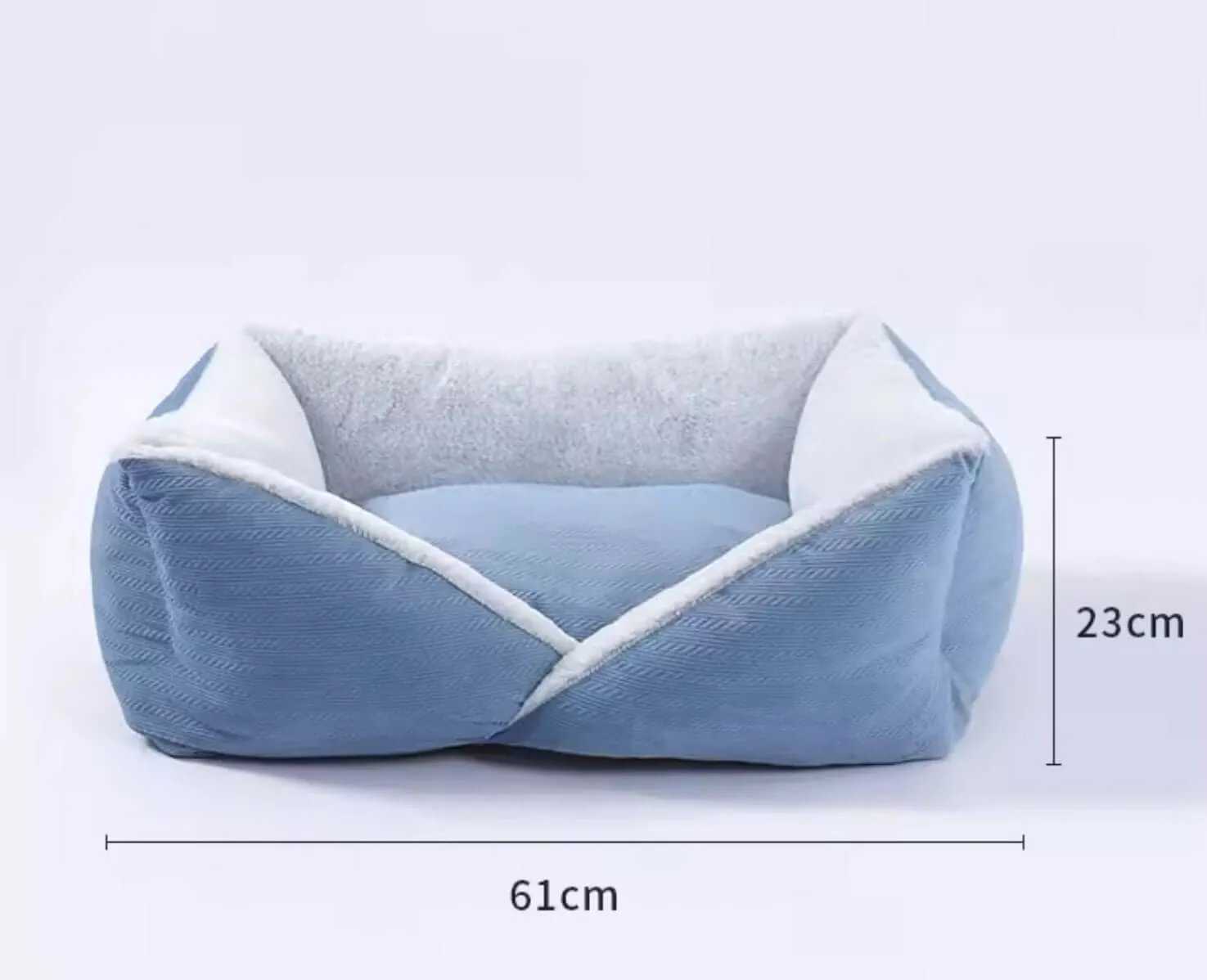 Warm Cat Nest Large Rectangle Fleece Bed  for Cat Small Dog