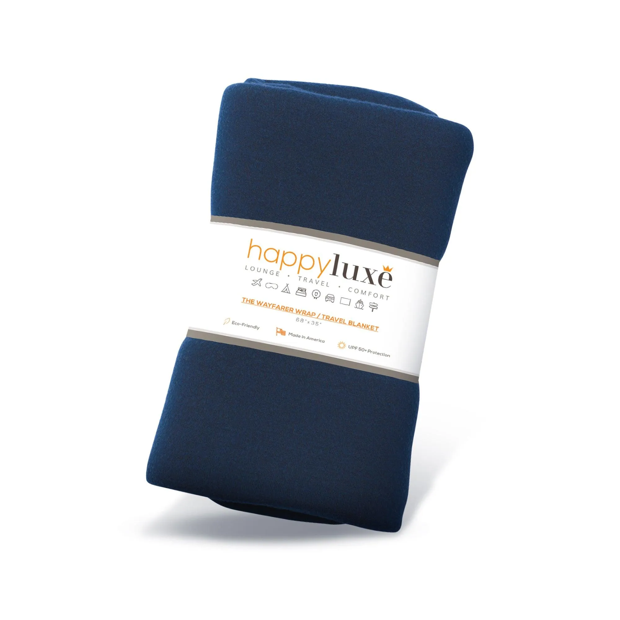 Wayfarer Travel Wrap in Navy Blue