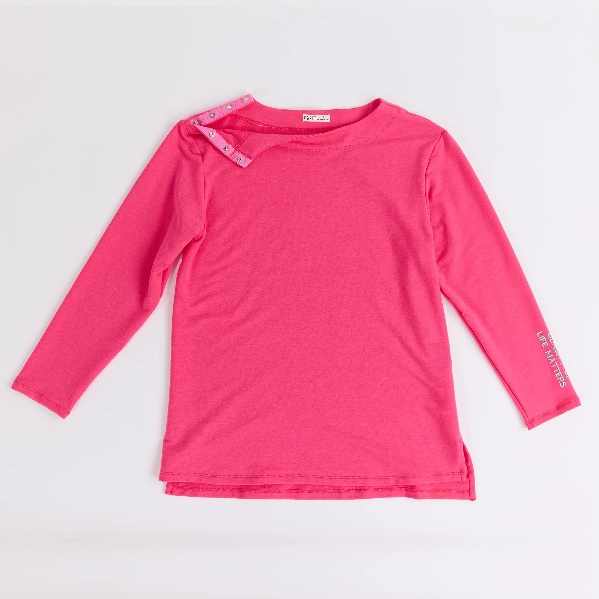 Well Beyond Breast Cancer Pink Long Sleeved Port Access Shirt