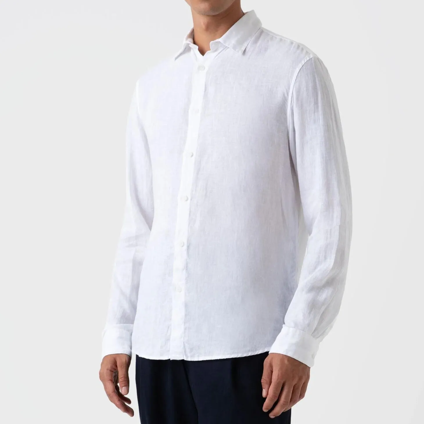 White Linen Shirt