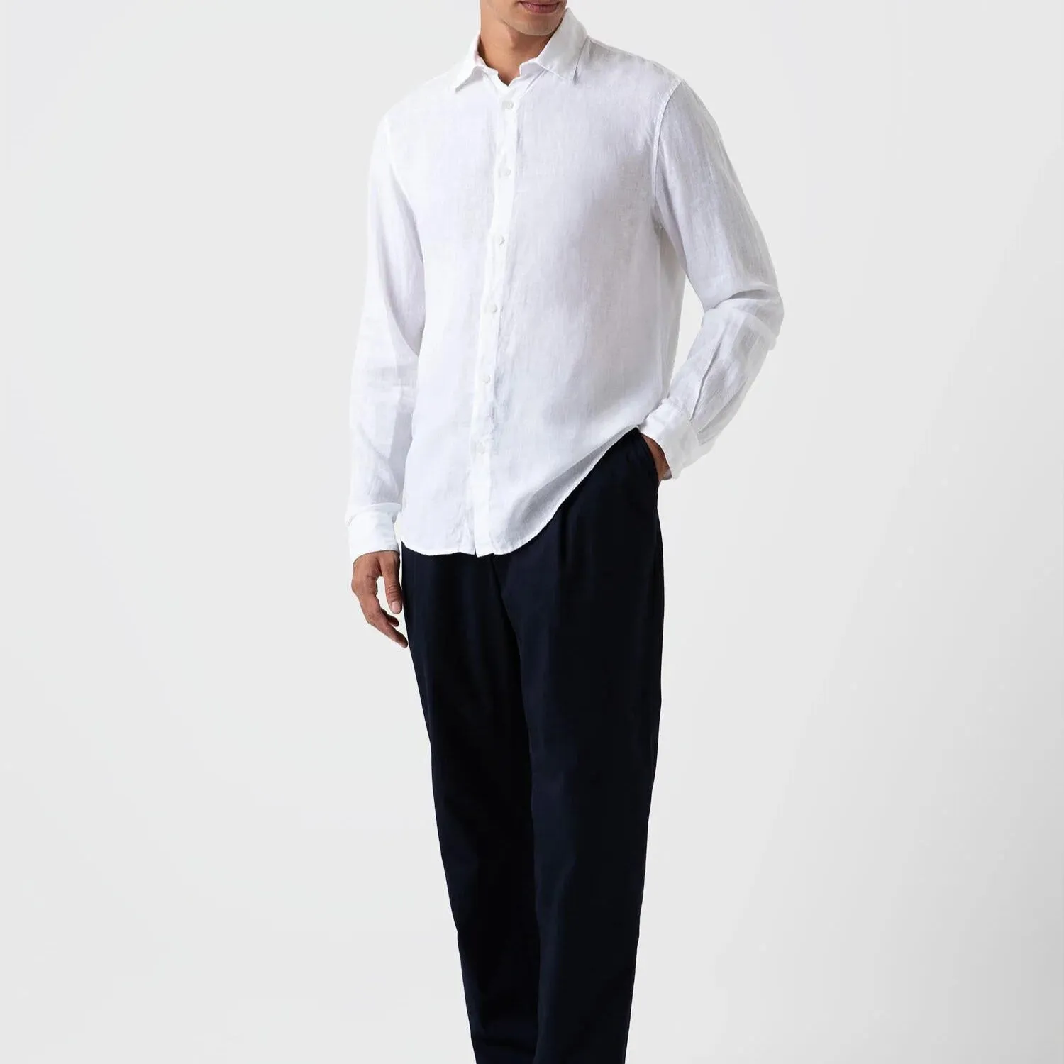 White Linen Shirt