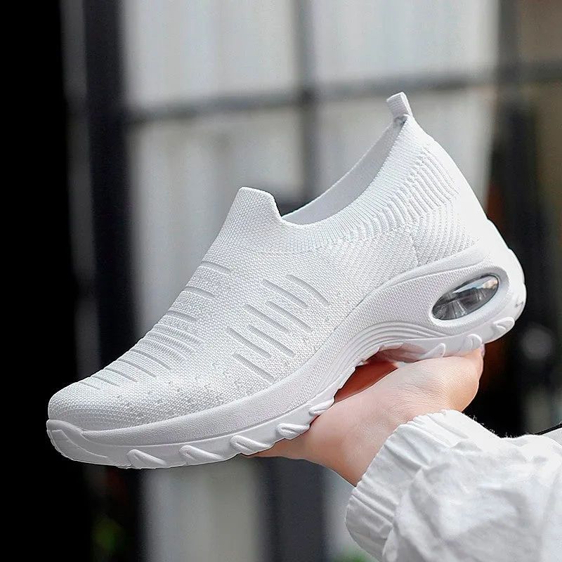 Women's air cushion elastic non-slip leisure sneakers CL