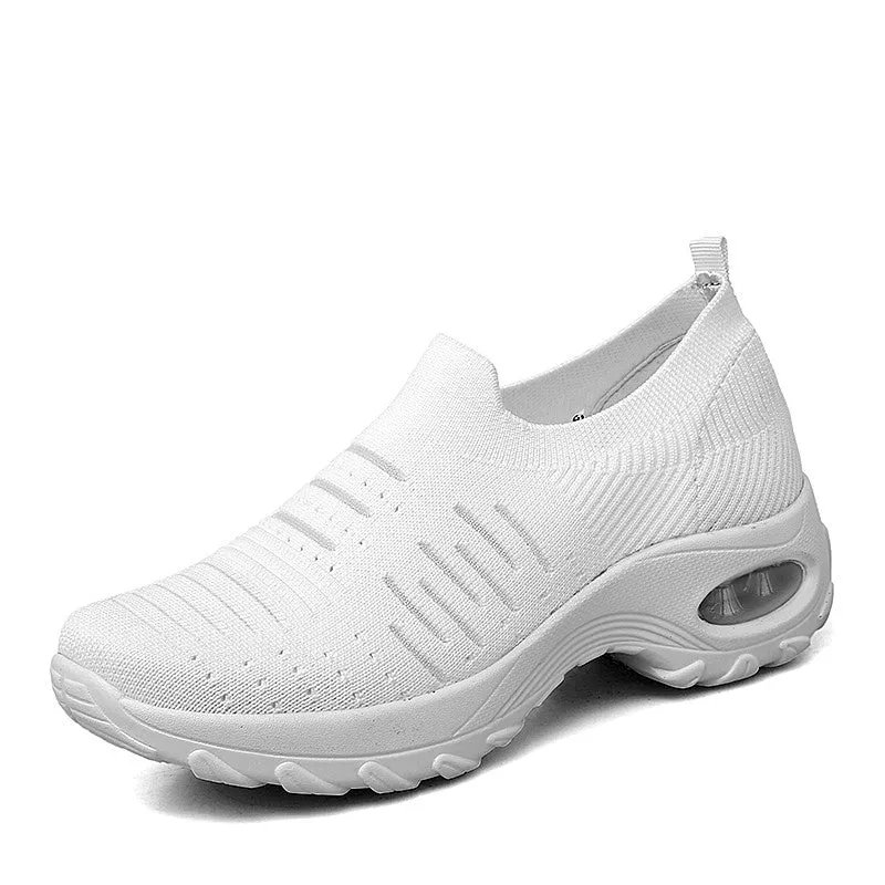 Women's air cushion elastic non-slip leisure sneakers CL