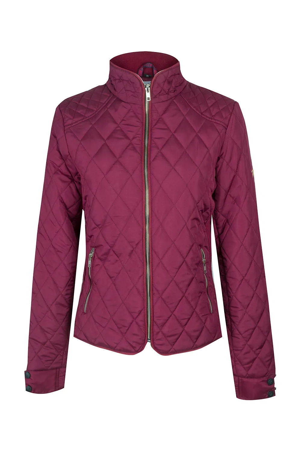 Womens Jacket - Burgundy - A Little Bit Racey