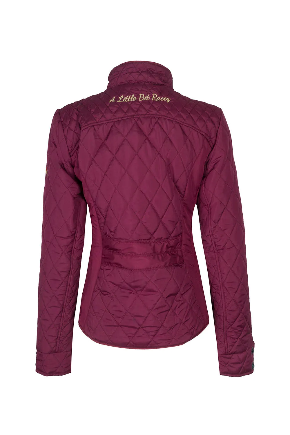 Womens Jacket - Burgundy - A Little Bit Racey