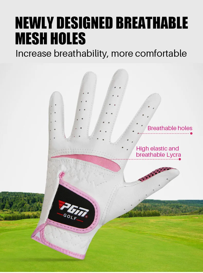 Women's Lambskin Leather Golf Gloves