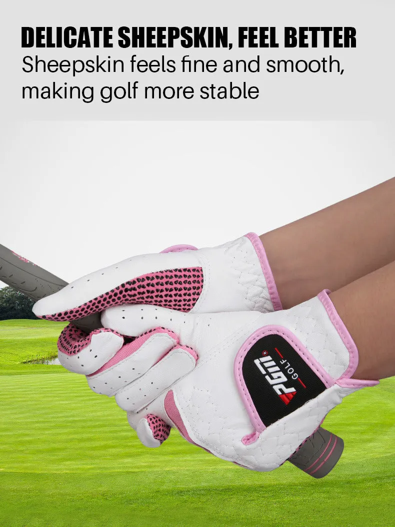 Women's Lambskin Leather Golf Gloves