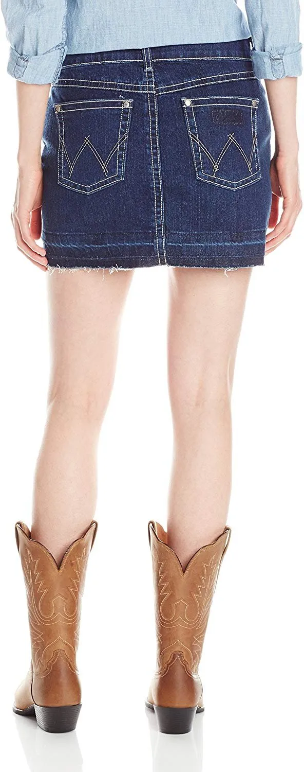 Wrangler Women's Premium Patch Mae with Booty Up Technology Skirt