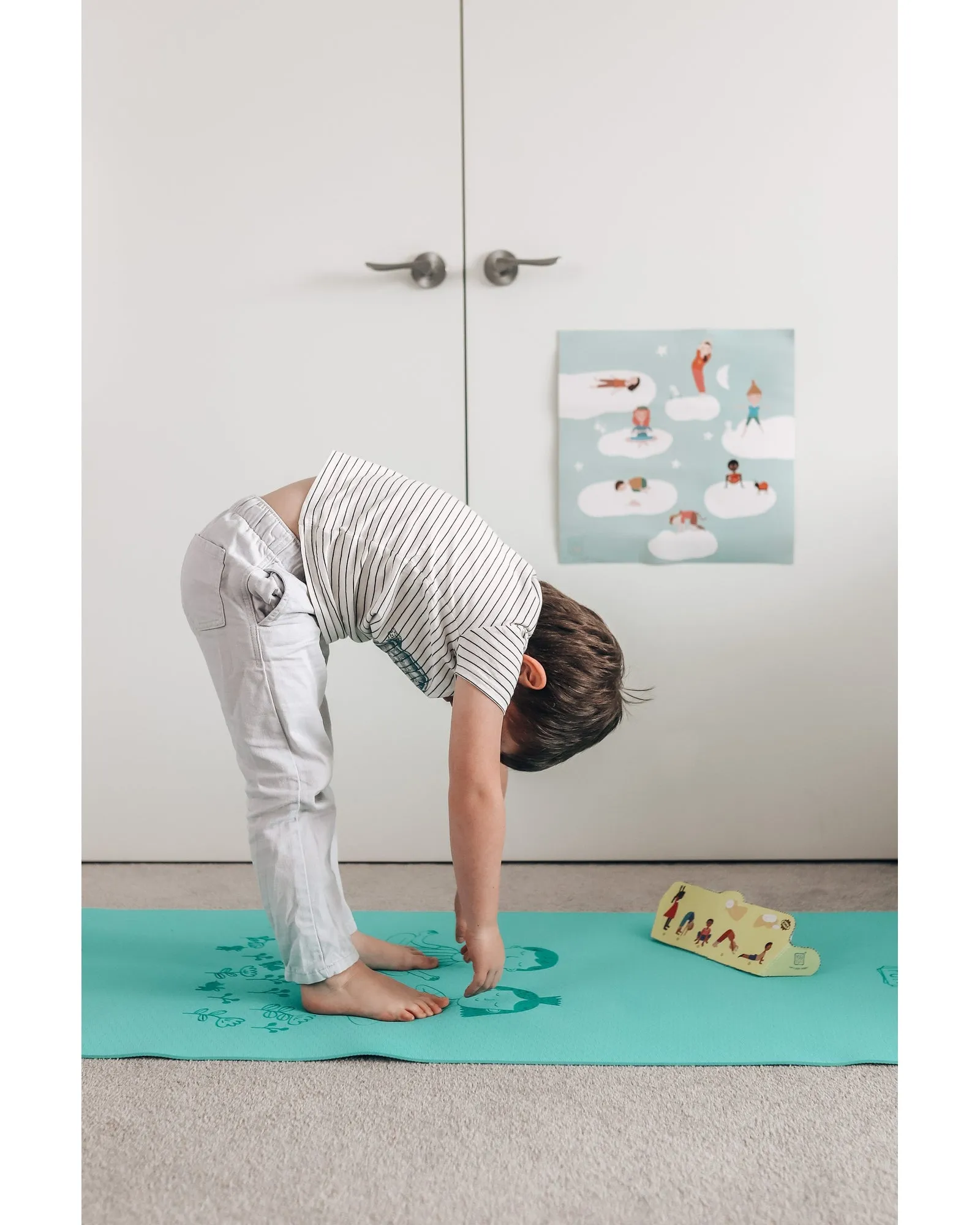 Yogi Fun Kids Yoga Deluxe Eco Mat Turquoise