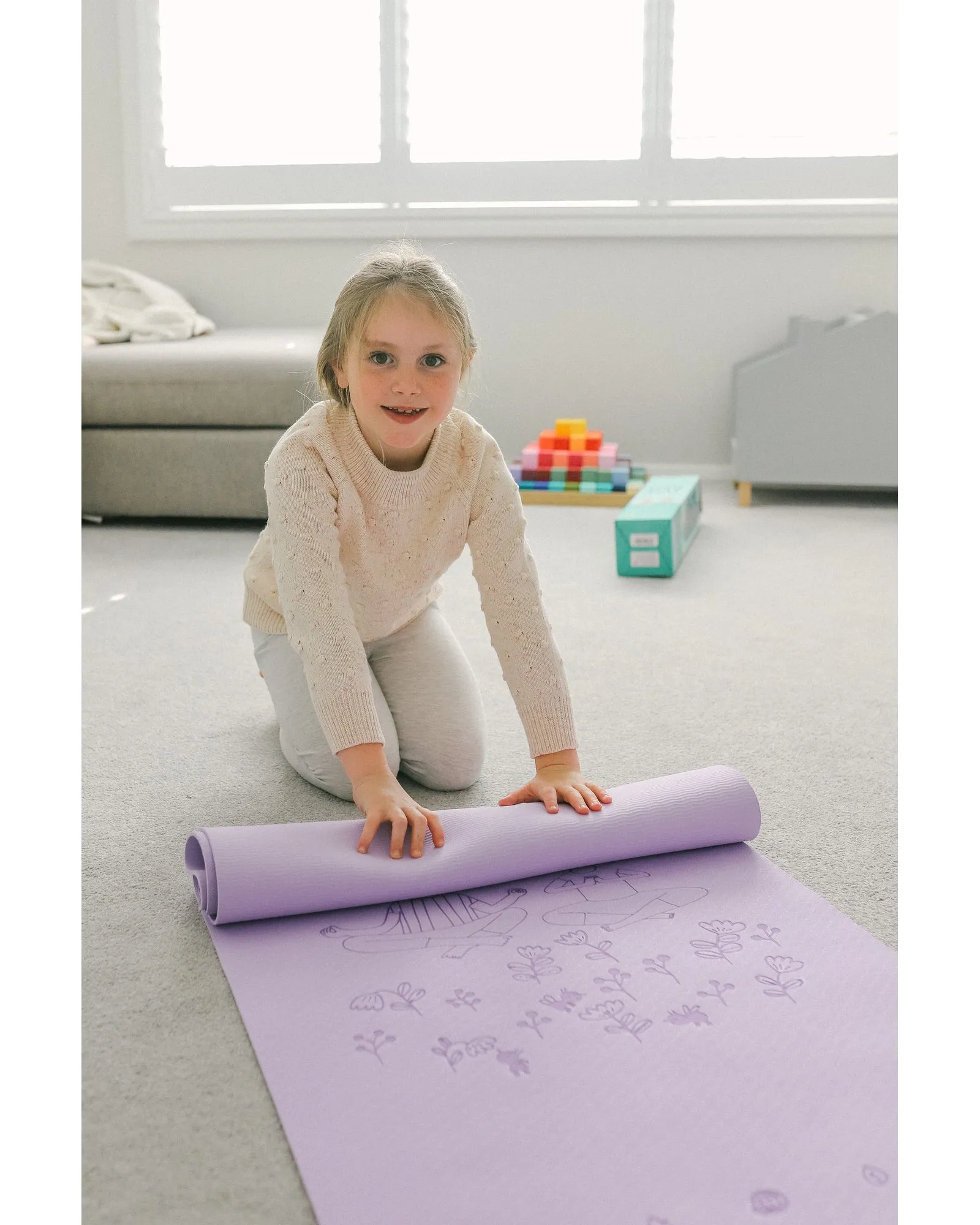 Yogi Fun Kids Yoga Deluxe Eco Mat Turquoise