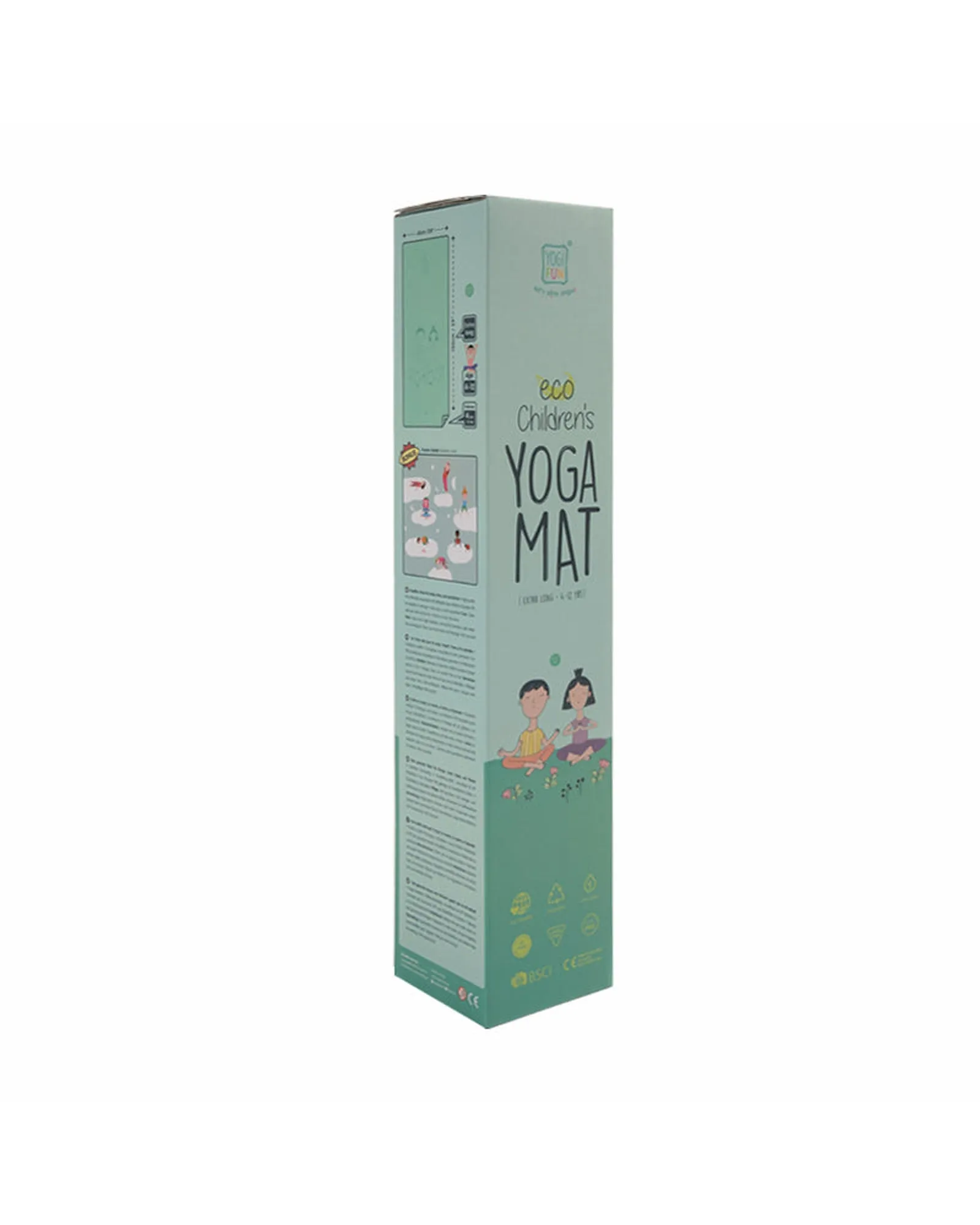 Yogi Fun Kids Yoga Deluxe Eco Mat Turquoise